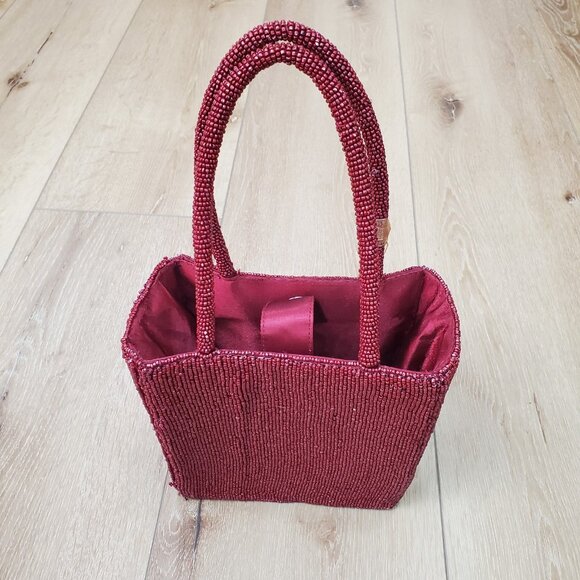 New Release Rare From India to You Red Bow Beaded Bag Viral TikTok Party Holiday - Picture 13 of 16